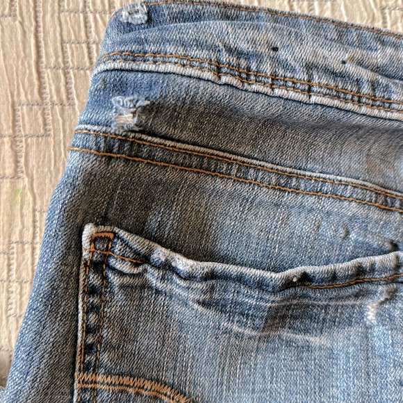 American Eagle Outfitters Distressed Denim Super Skinny Jeans - Picture 5 of 7